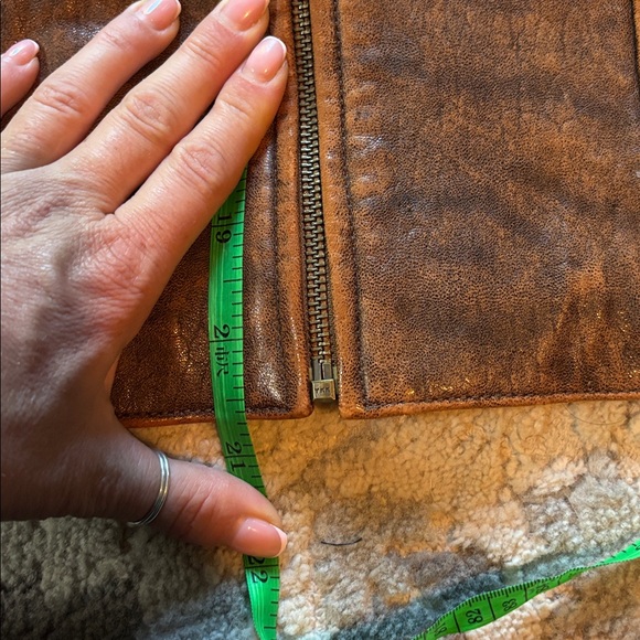 The Territory ahead Brown Leather Jacket - Picture 9 of 10